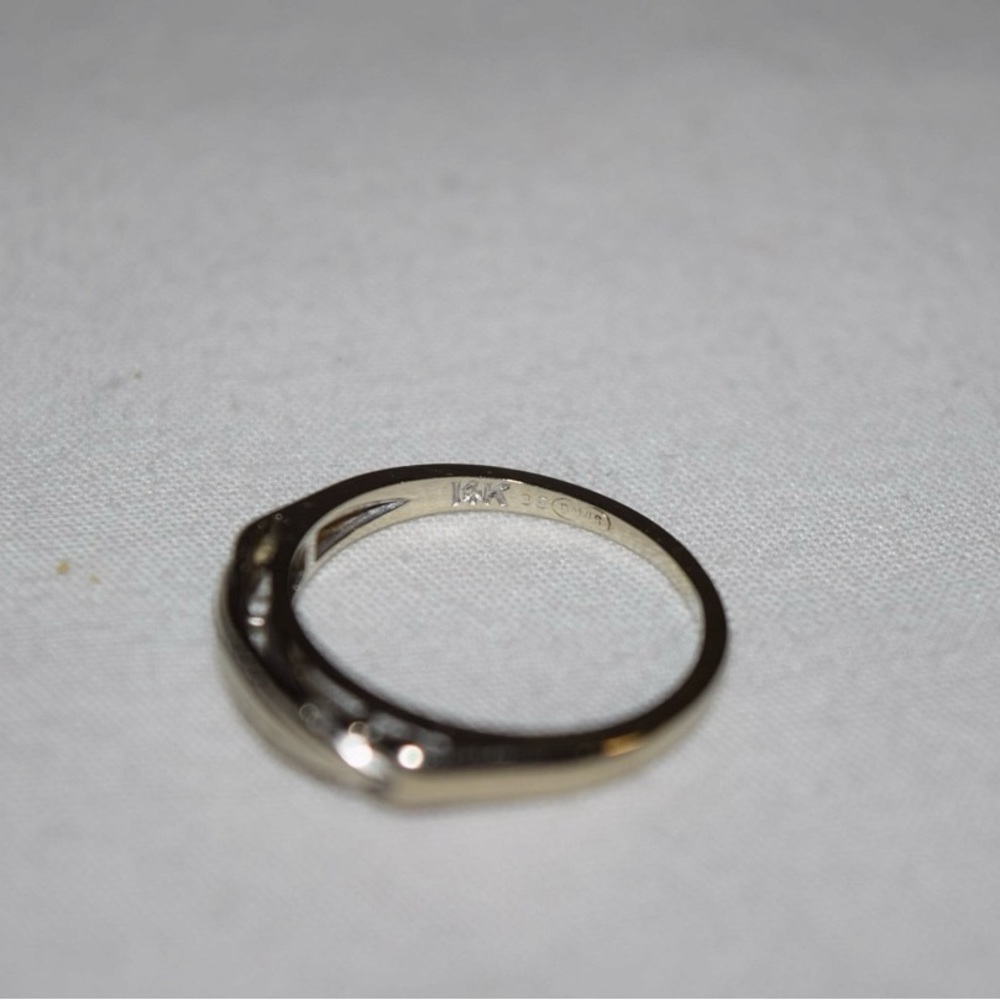 14k white gold ring - Picture 3 of 8